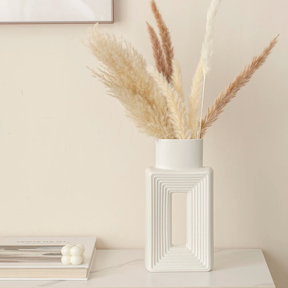 TINCTOTNIC Rustic Minimalist Square Vase