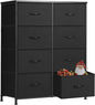 Tall Fabric Storage Dresser - 8 Drawers