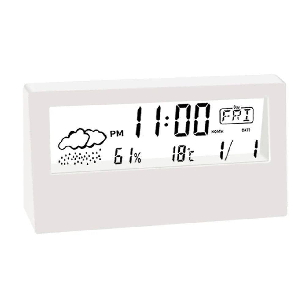 Thermo-Hygrometer Clock for Home Decor