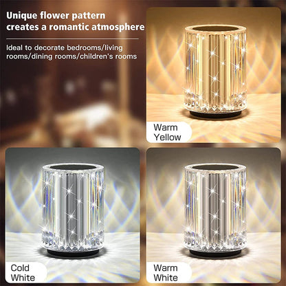 Three Colour LED Dimmable Table Lamp