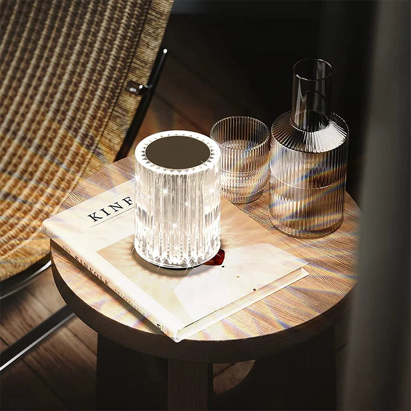 Three Colour LED Dimmable Table Lamp