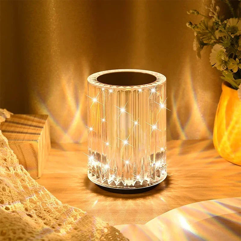 Three Colour LED Dimmable Table Lamp