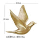 Three-Dimensional White Bird Wall Art