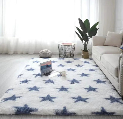 Tie-Dyed Silk Carpet for Home