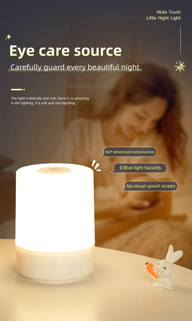 Touch Night Lamp with USB Charging