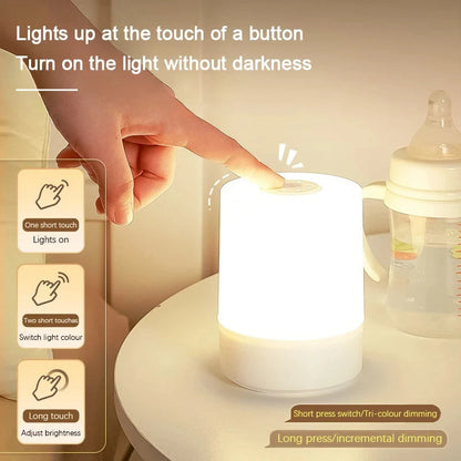 Touch Night Lamp with USB Charging