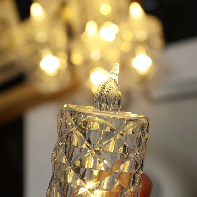 Transparent Flameless LED Light Candles