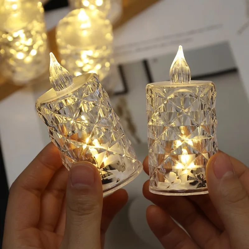 Transparent Flameless LED Light Candles