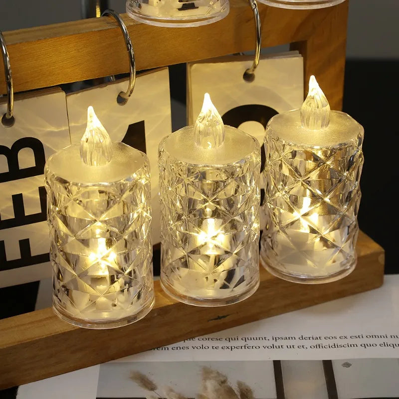 Transparent Flameless LED Light Candles