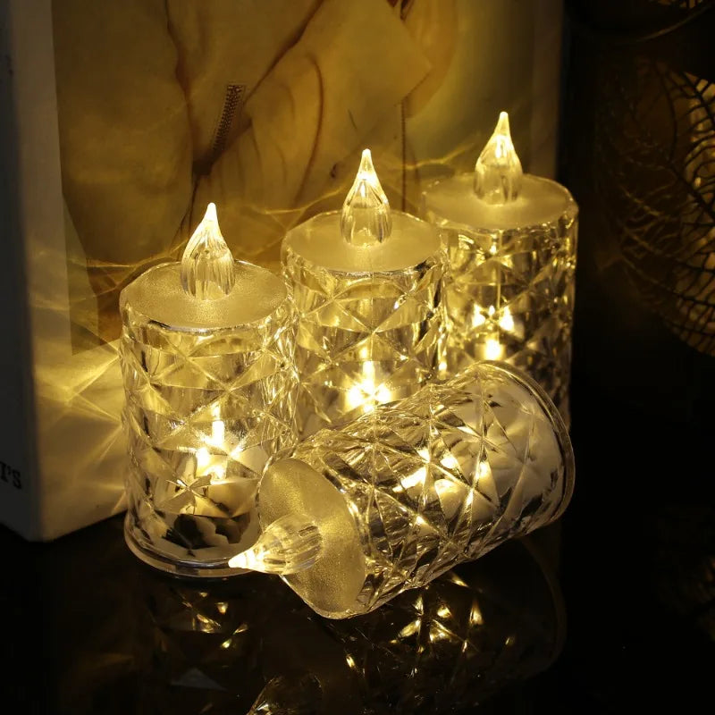 Transparent Flameless LED Light Candles