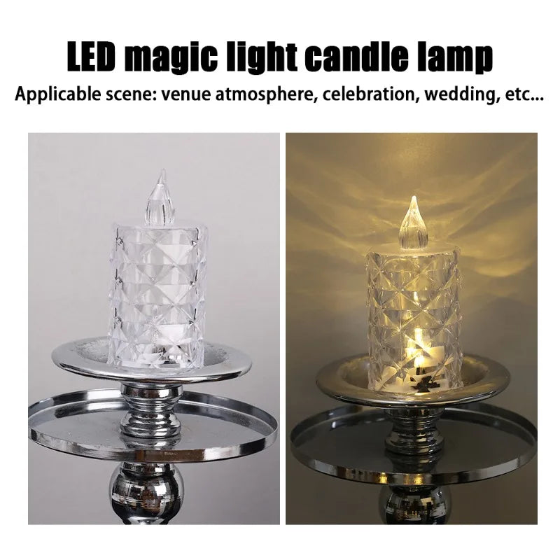 Transparent Flameless LED Light Candles