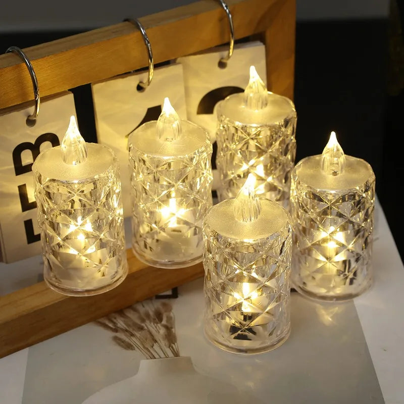 Transparent Flameless LED Light Candles