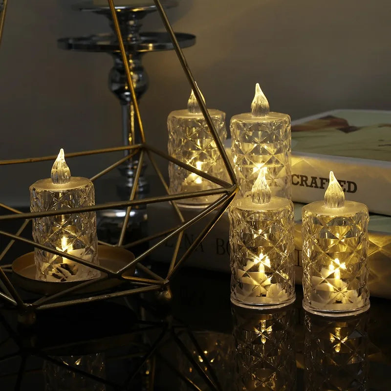 Transparent Flameless LED Light Candles