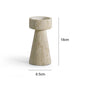 Travertine Marble Candle Holder Set