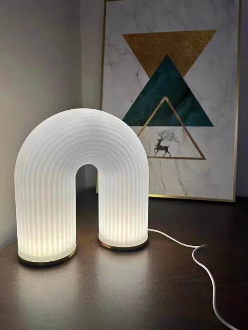 U-Arched LED Bedside Lamp, Acrylic