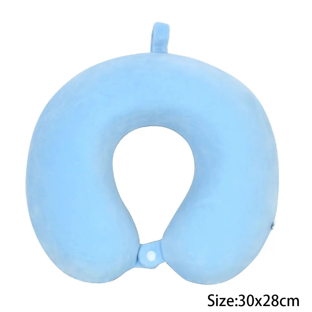 U-Shaped Soft Polyester Memory Pillow