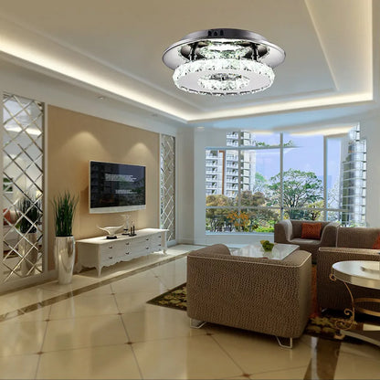 Lámparas de techo LED de cristal DecorBites™: Iluminación interior moderna y lujosa para salas de estar y pasillos