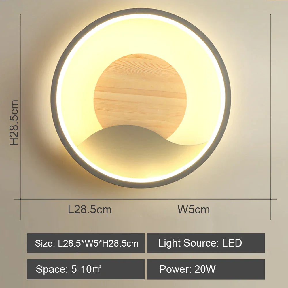 DecorBites™ LED Wall Light for Modern Home Decor—a Nordic Bedroom Essential.