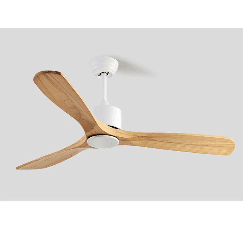 Ventilador de techo de madera DecorBites™ de 42" con control remoto, ventilador decorativo para el hogar, CC 110-240 V