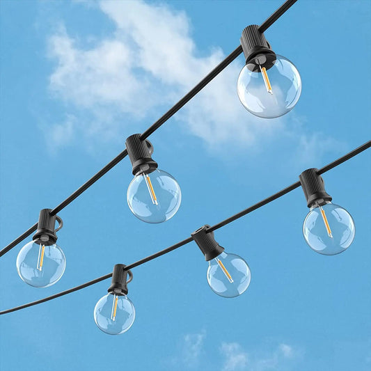 سلسلة أضواء LED G40 من DecorBites™ للديكور الخارجي الاحتفالي وإضاءة الحدائق