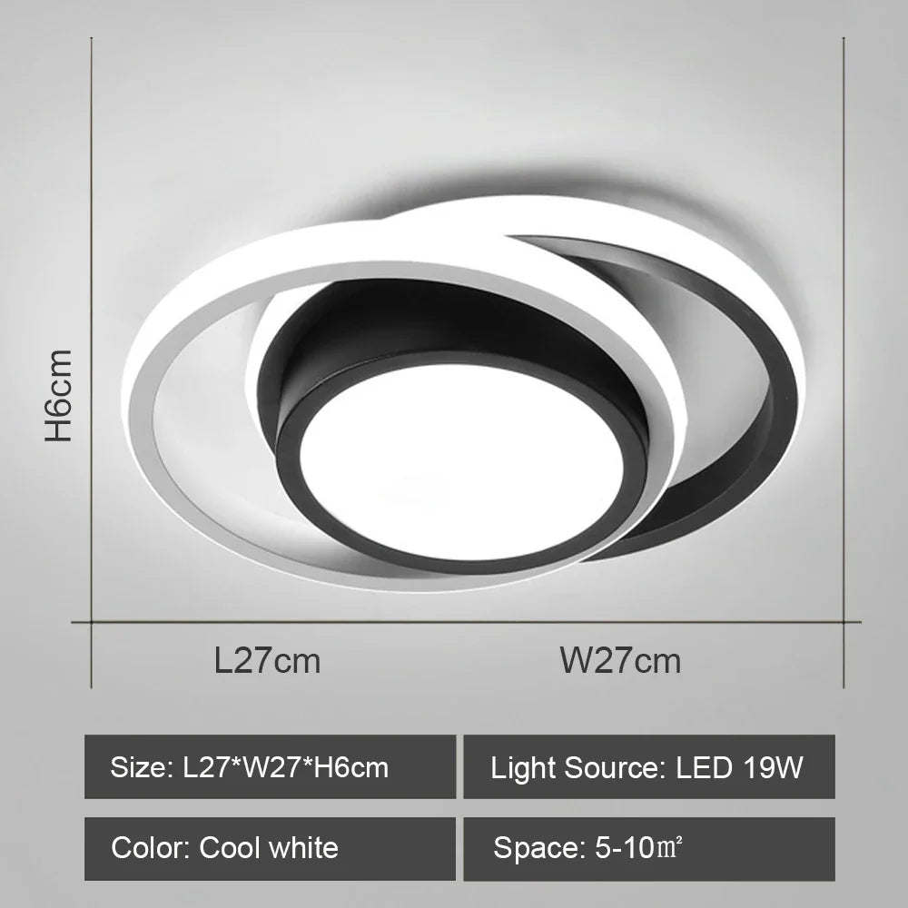 DecorBites™ LED Ceiling Lights: Modern Shade for Home & Living Room Lighting