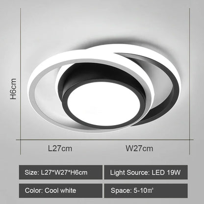 DecorBites™ LED Ceiling Lights: Modern Shade for Home & Living Room Lighting