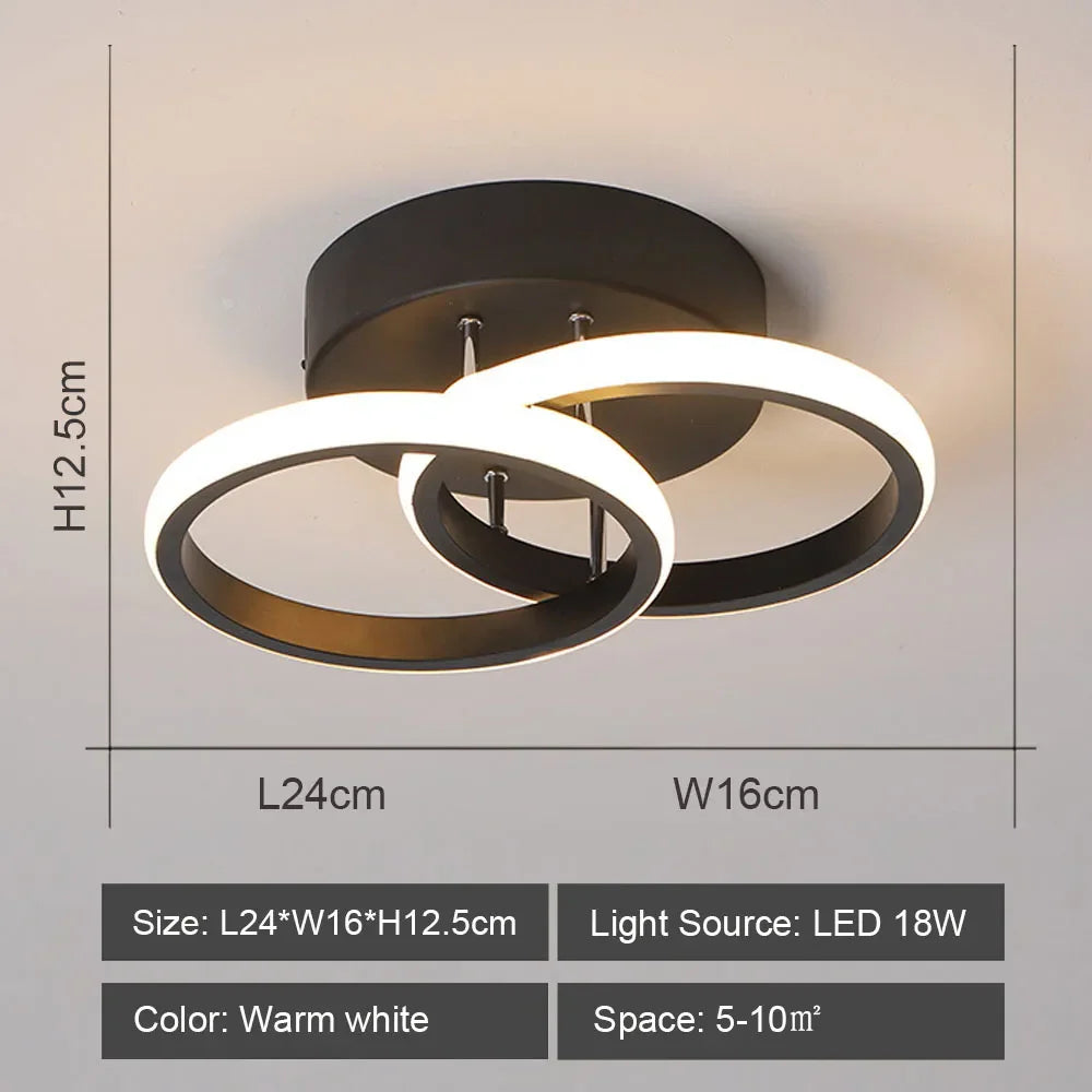 DecorBites™ LED Ceiling Lights: Modern Shade for Home & Living Room Lighting