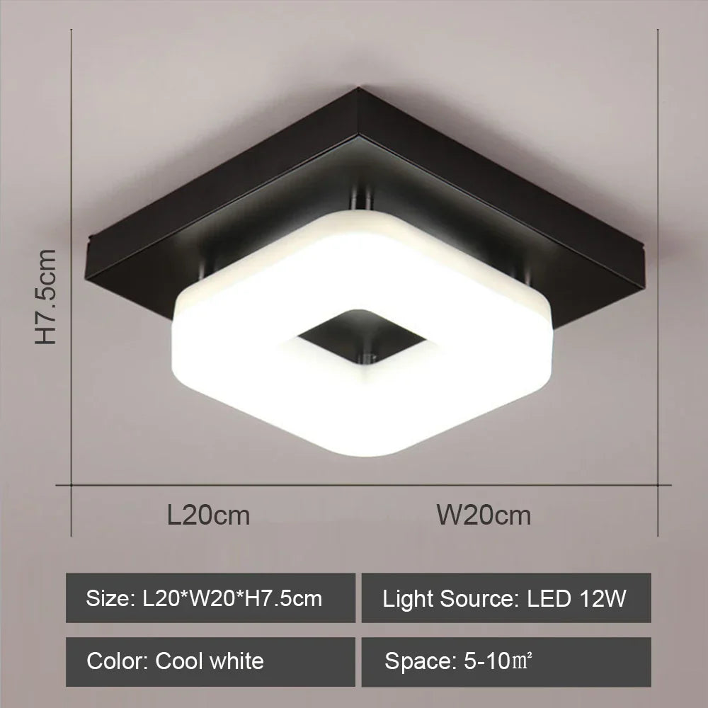 DecorBites™ LED Ceiling Lights: Modern Shade for Home & Living Room Lighting
