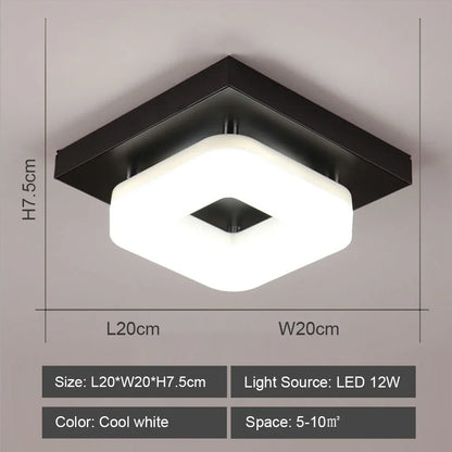 DecorBites™ LED Ceiling Lights: Modern Shade for Home & Living Room Lighting