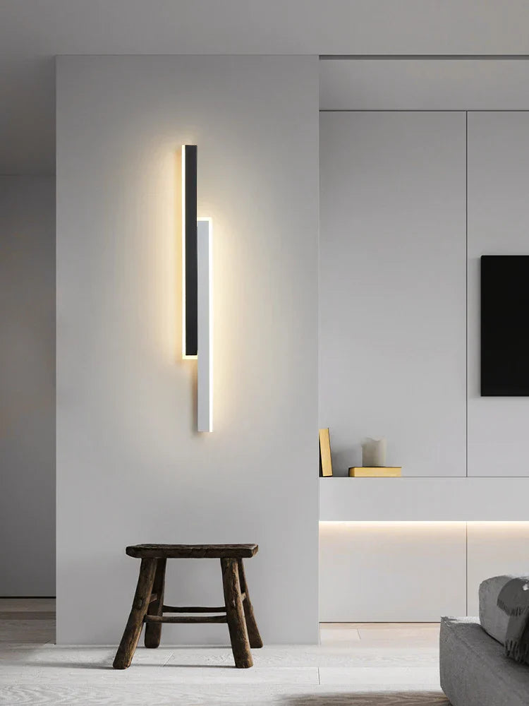 DecorBites™ LED Black Wall Lamp for Modern Living Room, Bedroom, Bar & Corridor