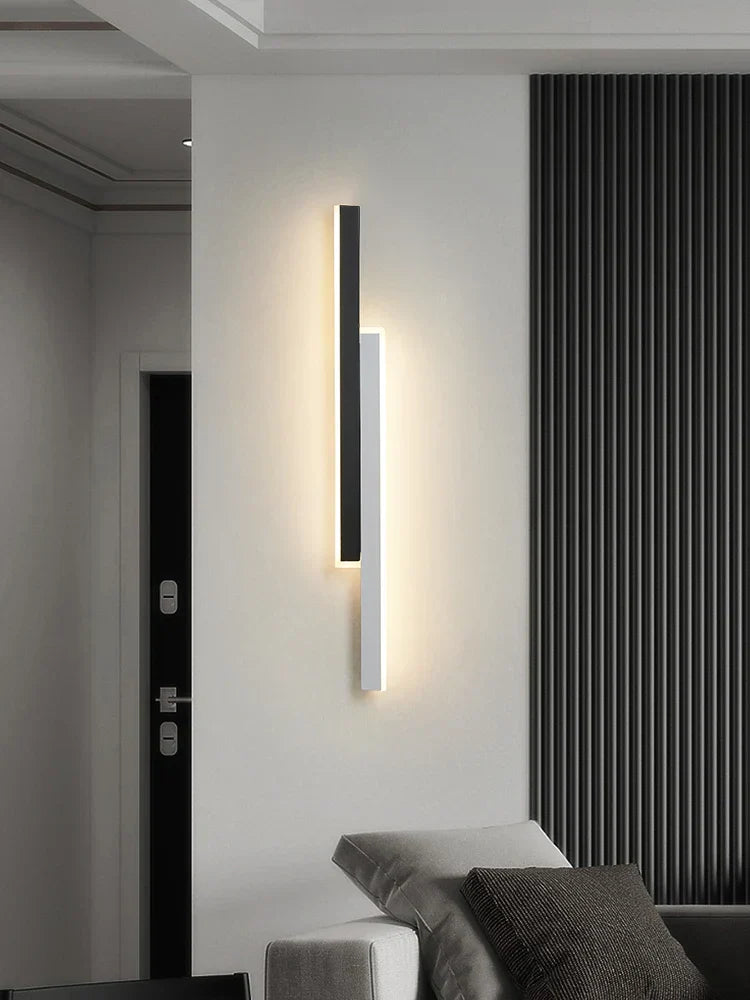 DecorBites™ LED Black Wall Lamp for Modern Living Room, Bedroom, Bar & Corridor