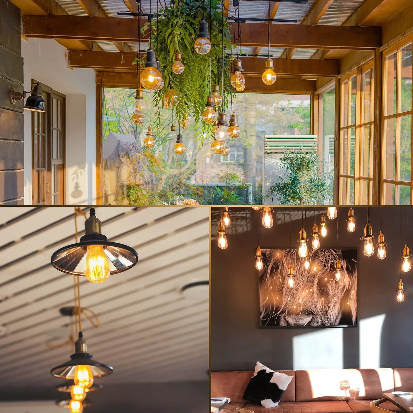 Decorbites™ Industrielle Retro-Lampenfassung Basis E26 E27 Vintage-Aufnahme für Anhänger-Deckenleuchte