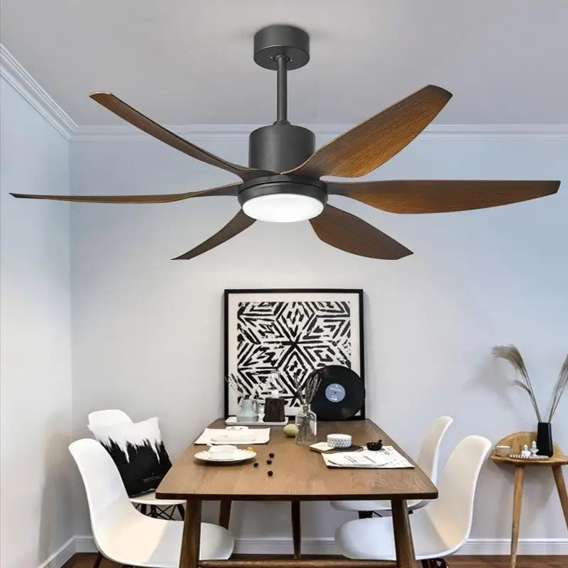 DecorBites™ 66" Ceiling Fans Light & Remote Control 6 Blades - 110-240V - Hanging Fan