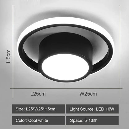 DecorBites™ LED Ceiling Lights: Modern Shade for Home & Living Room Lighting