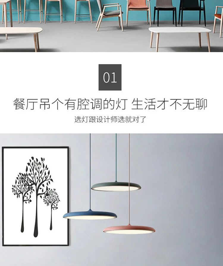 UFO Metal LED Pendant Light