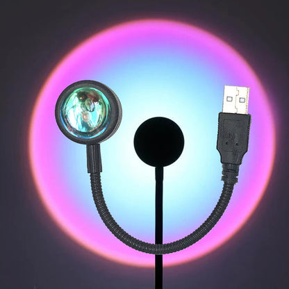 USB Sunset Lamp for Room Decor