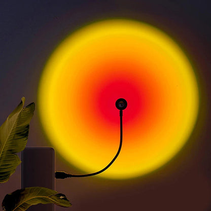 USB Sunset Lamp for Room Decor