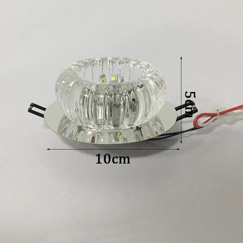 Lámpara de techo empotrada DecorBites™ Crystal LED para espacios de vida modernos