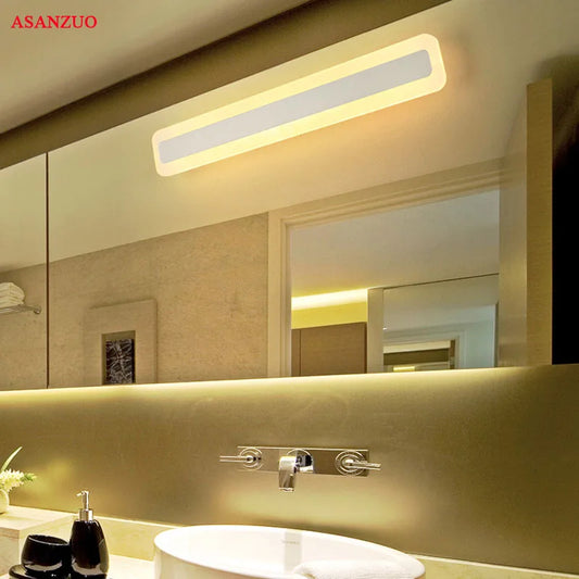 DecorBites™ LED Bathroom Mirror Lights 40/52/80cm Modern Acrylic Wall Lamps for Aisle Corridor Decor