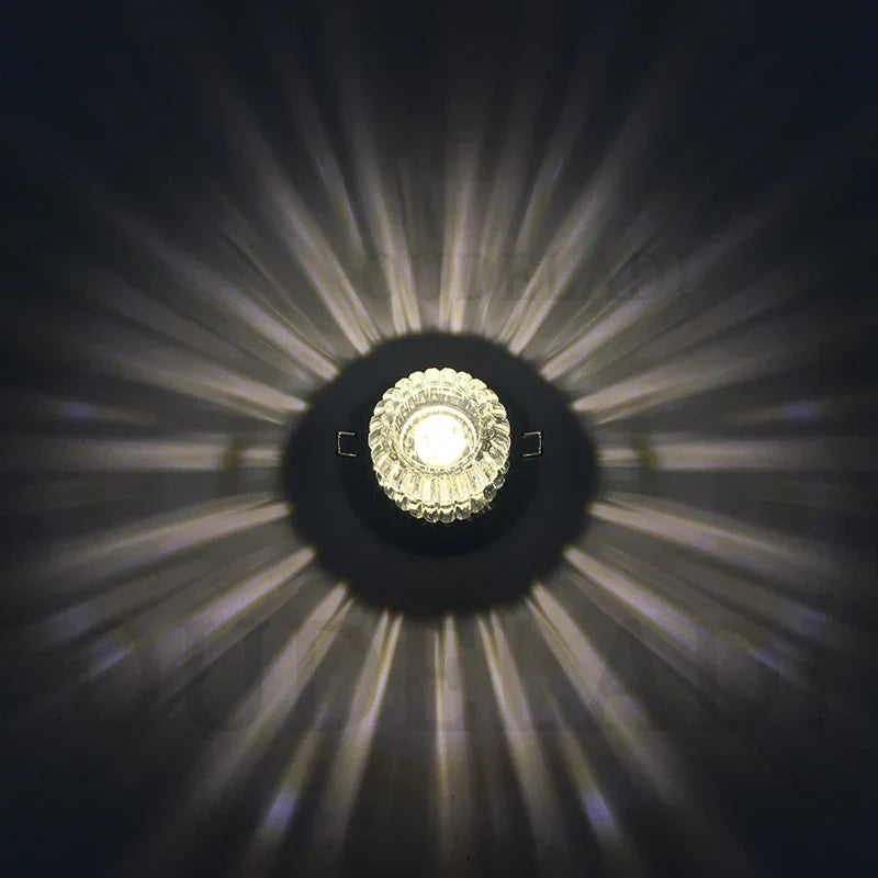 Lámpara de techo empotrada DecorBites™ Crystal LED para espacios de vida modernos