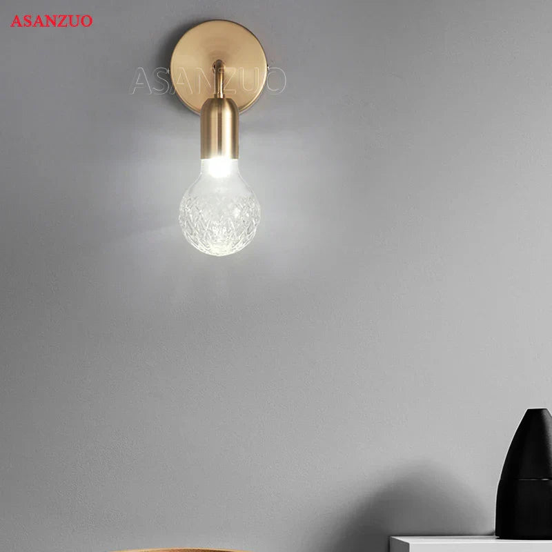 DecorBites™ Brass Pendant Lamp for Dining Bedroom Living Room Wall Light