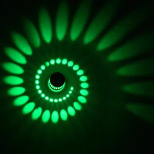 DecorBites™ مصباح حائط LED حلزوني من الألومنيوم لغرفة النوم وغرفة المعيشة