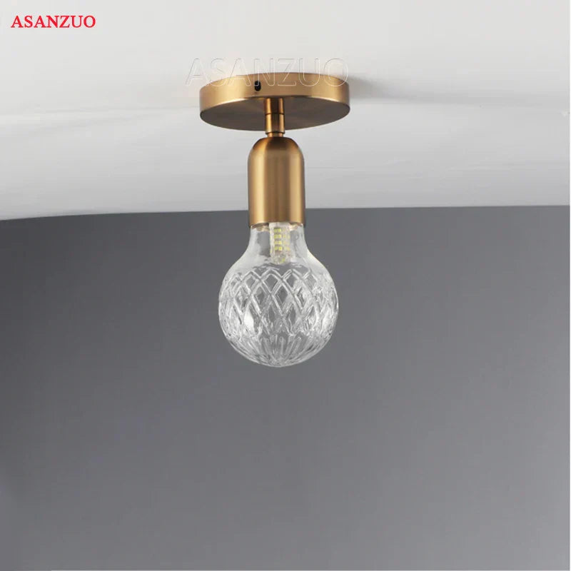 DecorBites™ Brass Pendant Lamp for Dining Bedroom Living Room Wall Light