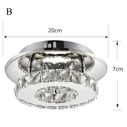 Lámparas de techo LED de cristal DecorBites™: Iluminación interior moderna y lujosa para salas de estar y pasillos