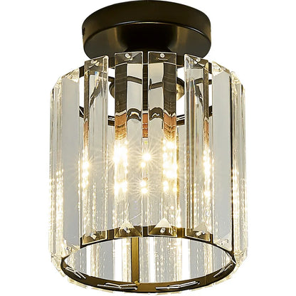 DecorBites™ Crystal Ceiling Chandelier: Minimalist Luxury Lighting for Home, Hotel, Balcony, Corridor