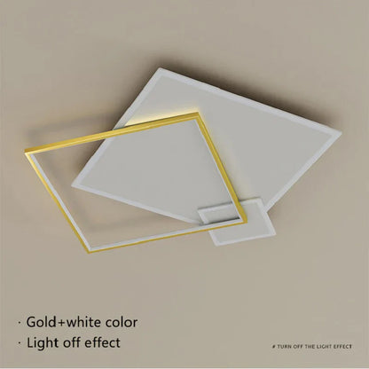 ثريا DecorBites™ LED باللون الأسود الذهبي: إضاءة ذكية حديثة لغرفة المعيشة وغرفة الطعام وغرفة النوم وغرفة الأطفال