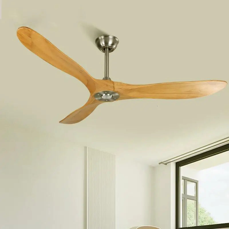 DecorBites™ 70" Ceiling Fan Remote Control DC Motor Wood Blades High Quality Design