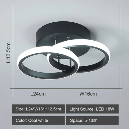 DecorBites™ LED Ceiling Lights: Modern Shade for Home & Living Room Lighting