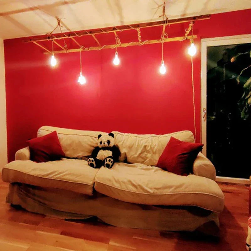 Cable para lámpara colgante DecorBites™ de cuerda de cáñamo tejida color beige - 1/5/10/20/30 metros