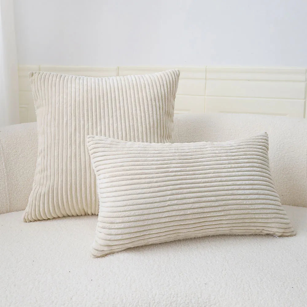 Ultra Soft Velvet Corduroy Cushion Cover